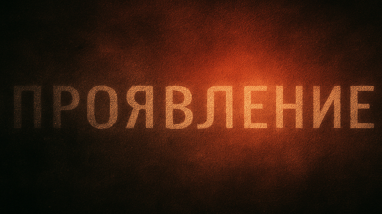 Проявление