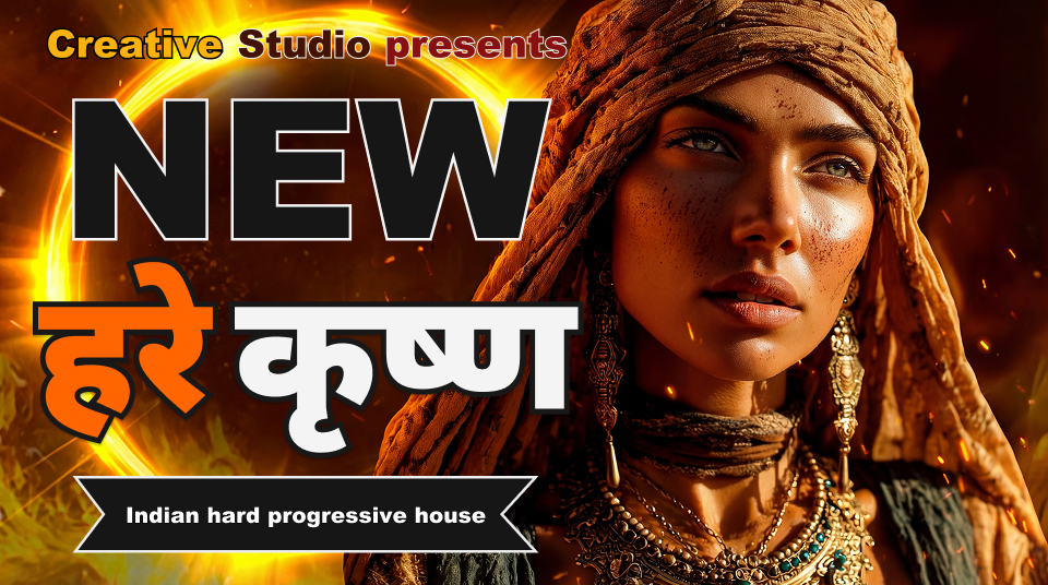 Hare Krishna. Indian hard progressive house