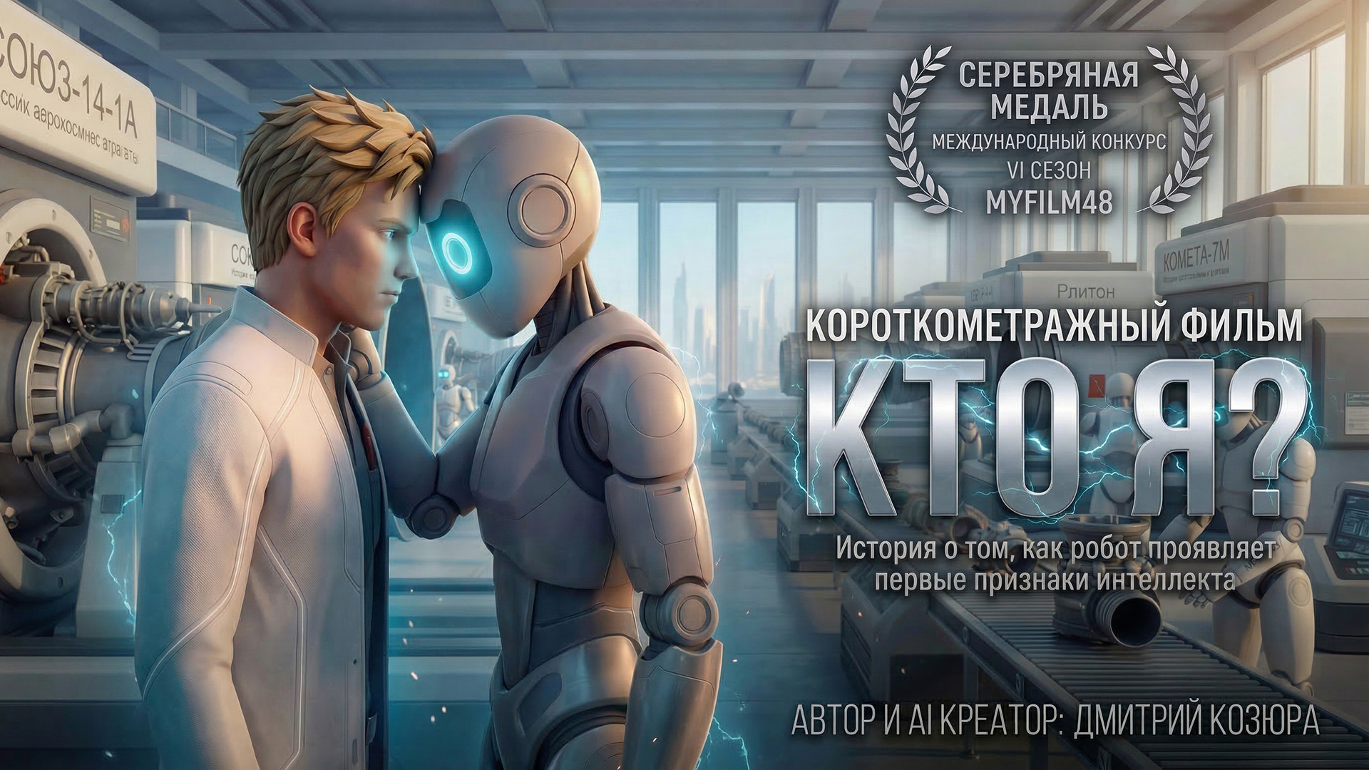 Короткометражный AI фильм "Кто Я?"