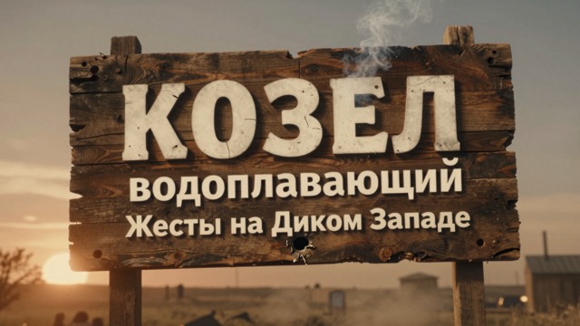 Жесты на диком западе