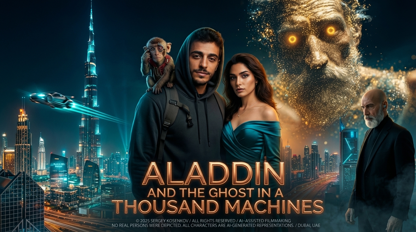 ALADDIN AND THE GHOST IN A THOUSAND MACHINES | AI Short Film 4K