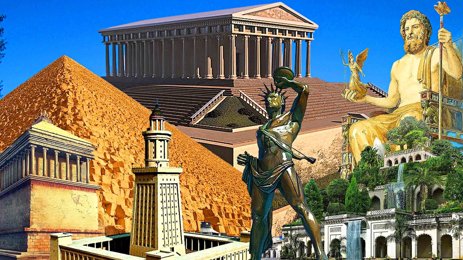 Семь чудес света глазами нейросети