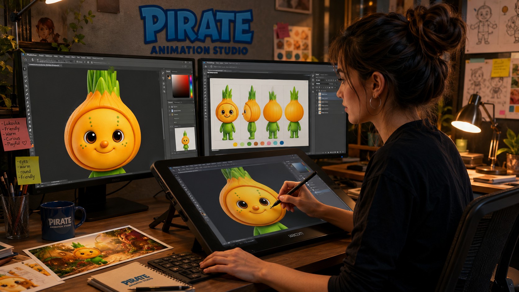 «Приключение Луковки» — как создаётся новый анимационный проект | Pirate Animation Studio