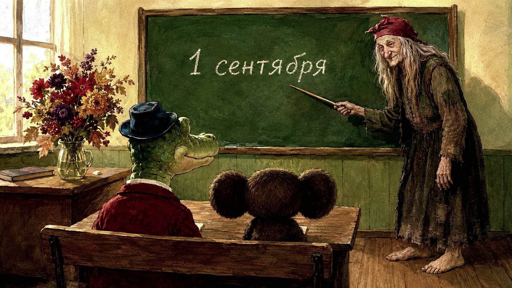 Золотая осень в сказочном лесу Бабы-Яги — четыре волшебные истории