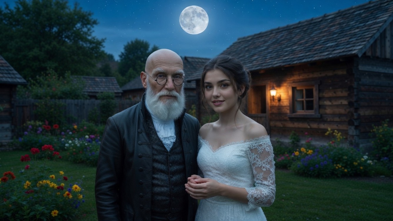 THE OLD MAN AND DEATH (Старик и смерть) Nodar Nachkebia (Зарисовка)