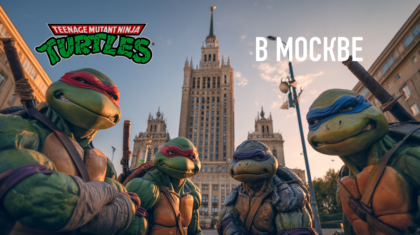 Черепашки Ниндзя в Москве