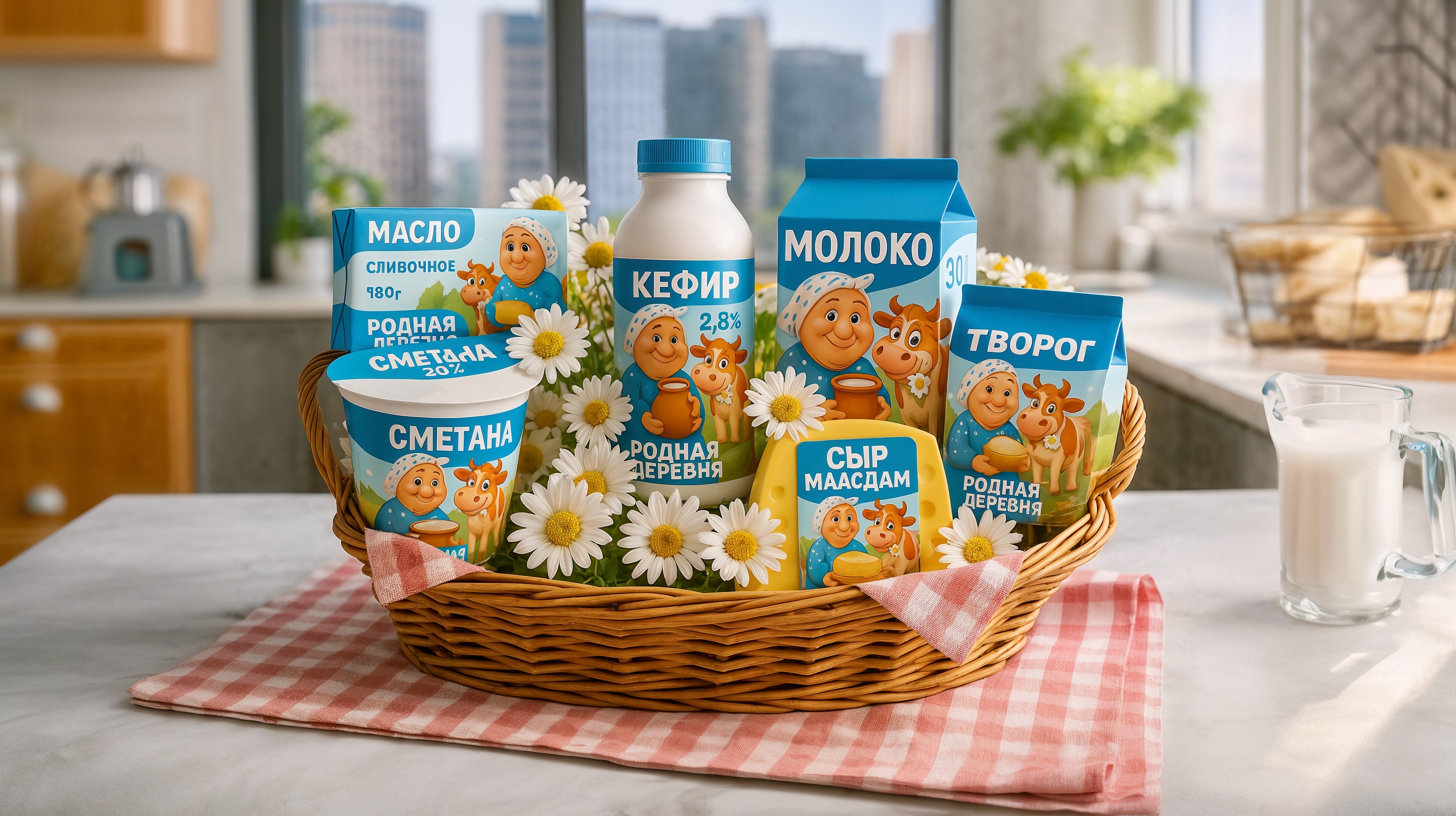Реклама выдуманного бренда - Родная деревня